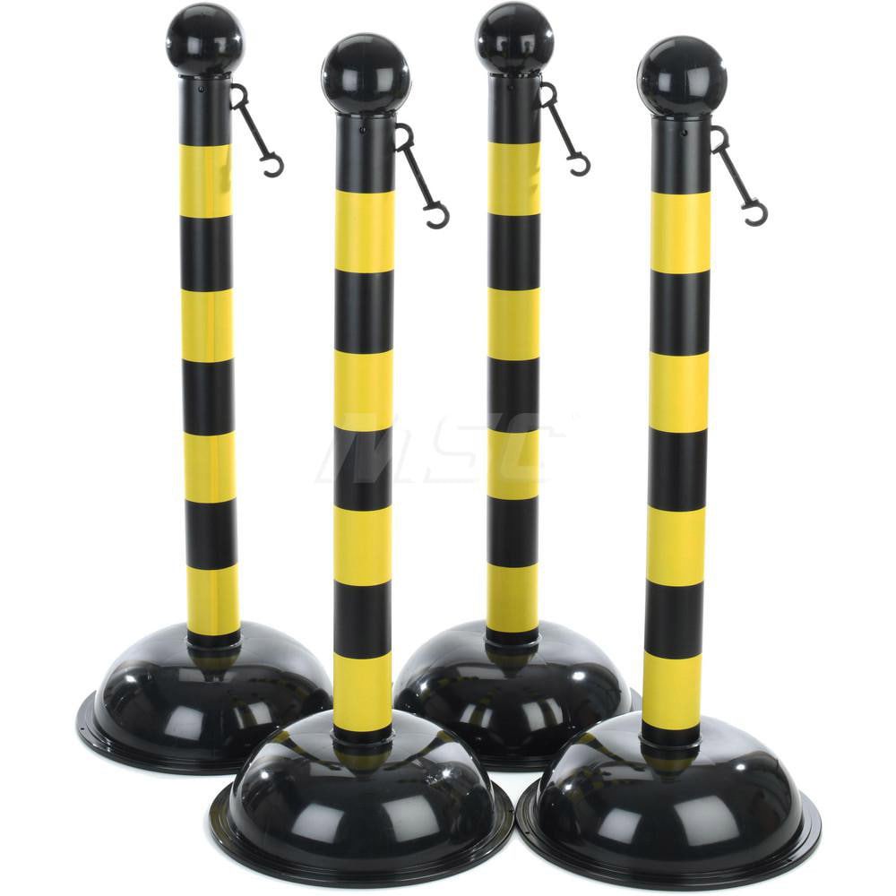 Free Standing Retractable Barrier Post: